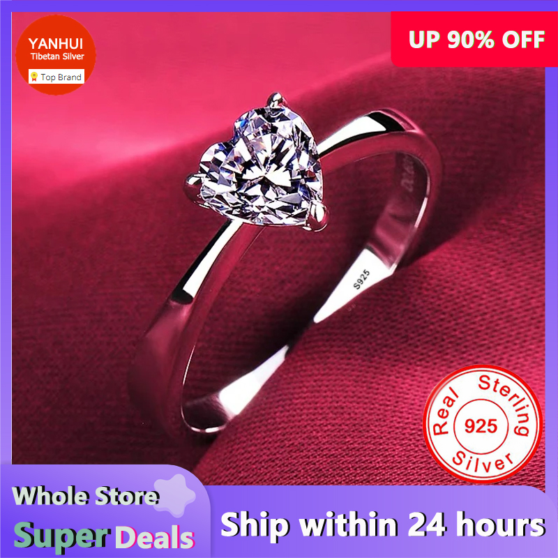 Gymnastic Ring - Perhiasan Hadiah Cincin Hati Romantis Wanita,