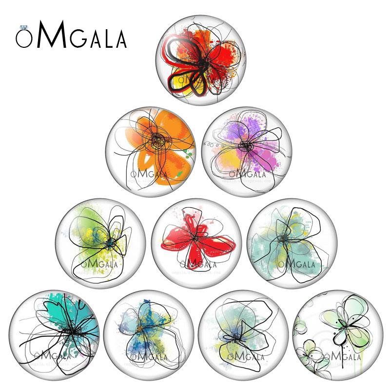 Chalk Bag - Bunga Gambar Seni Warna Campur 12Mm/14Mm/16Mm/18Mm/20Mm/25Mm/30Mm
