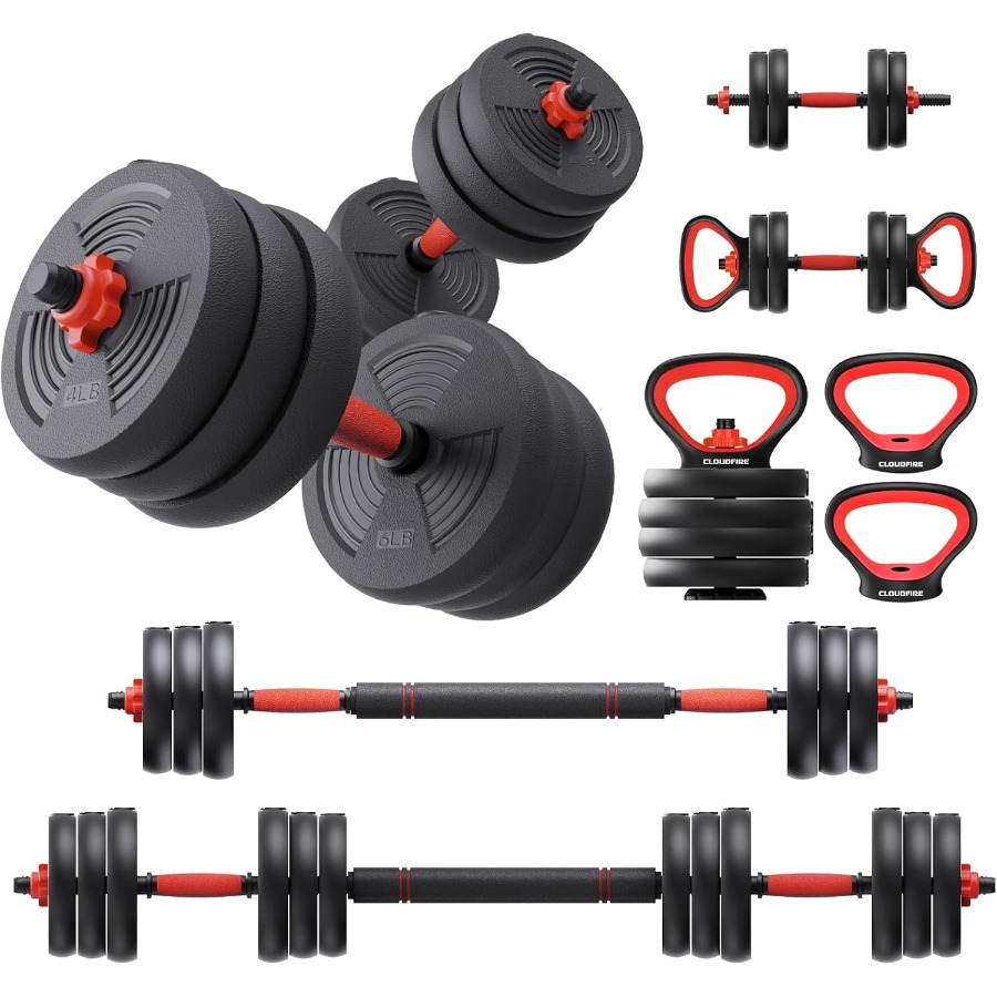 Kettlebell - Set Dumbbell yang Dapat Disesuaikan, Set