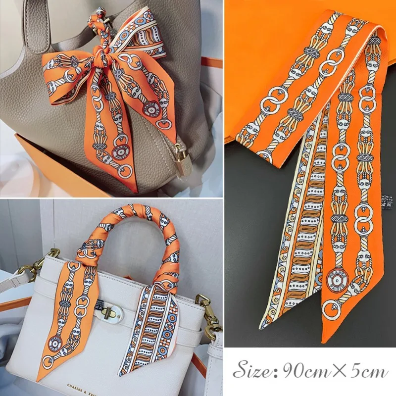 Wrist Wraps - Syal Sutra Tipis Modis untuk Wanita,
