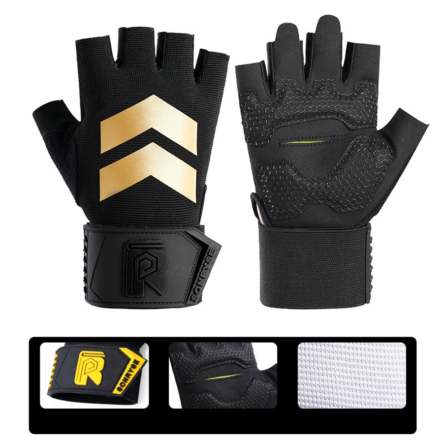 Sarung tangan fitness setengah - Weightlifting Gloves ulasan dan harga